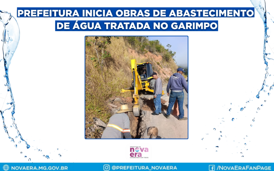 prefeitura-inicia-obras-de-abastecimento-de-agua-tratada-no-garimpo
